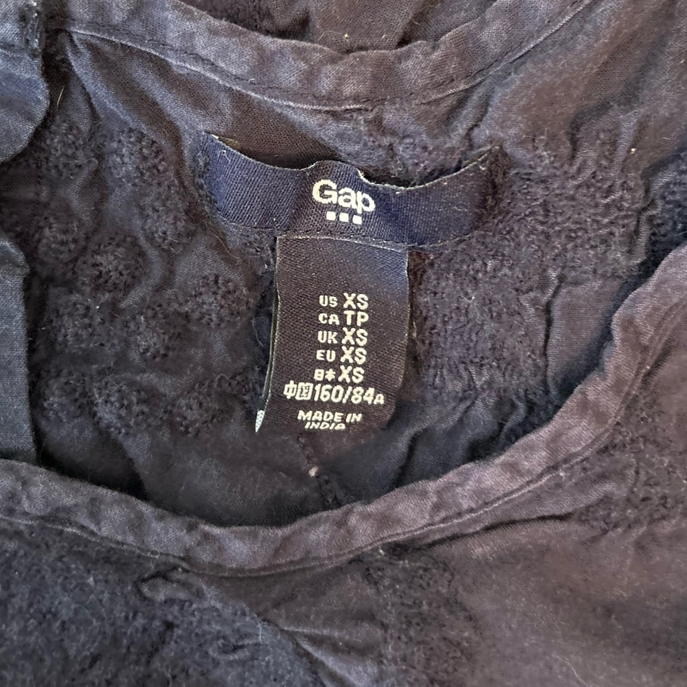 GAP Cotton embroidered Tank Top XS - Picture 3 of 9